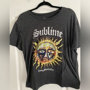 Women’s cut stretchy Sublime band tee!